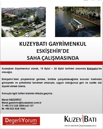 kuzeybatı real estate services is in eskişehir.