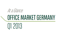 “the regional office market in germany, q1 2013” report prepared by bnp paribas real estate was published.