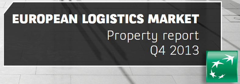 “the european logistics market, q4 2013” report prepared by bnp paribas real estate was published.