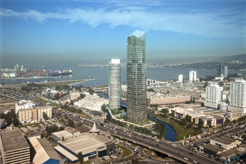 kuzeybatı,izmir’in en yüksek binası olma özelliği ile şehrin sembol yapılarından biri haline gelecek olan “mistral izmir ofis projesi”nin satışına başladı.